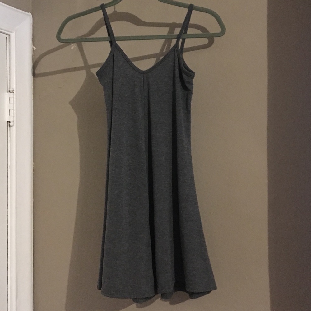 Gray Thin Strap Romper